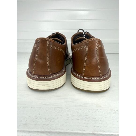 Johnston & Murphy Plain Toe Derby Brown Leather Dress Shoes Men’s 12M EUC main image 6